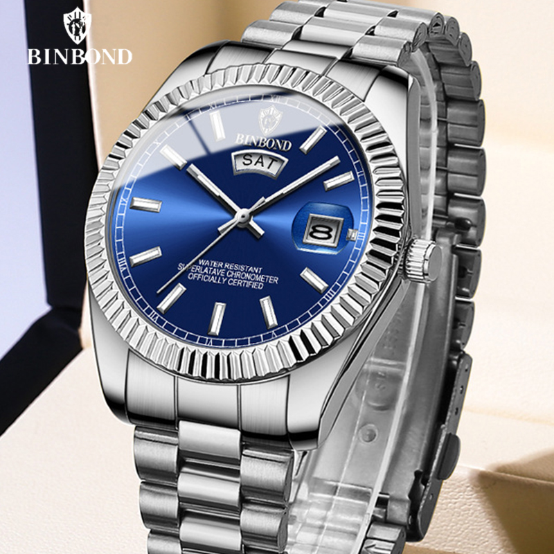 BINBOND B7012 Mens Fashion Bus - Rolex Watch Datejust ulasan dan harga