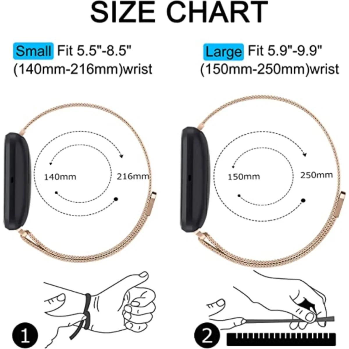Milanese Strap for Fitbit Vers - Milanese Loop Magnetic ulasan dan harga