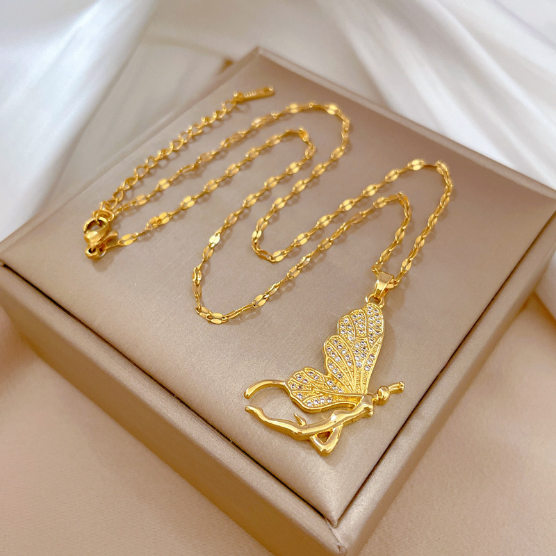 Fashionable High-End Butterfly - Butterfly Clasp Deployant ulasan dan harga