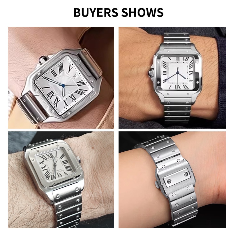 23mm High-Quality Stainless St - Cartier Watch Santos ulasan dan harga