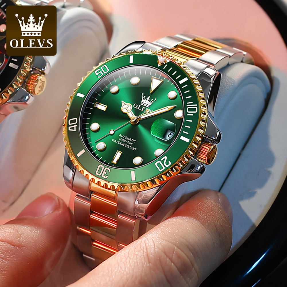 OLEVS 6650 Mechancial Watch fo - Rolex Watch Datejust ulasan dan harga