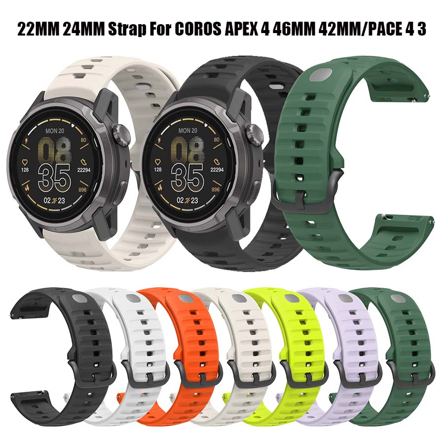 For COROS APEX 4 46mm 42mm Str - Silicone Watch Band 22Mm ulasan dan harga