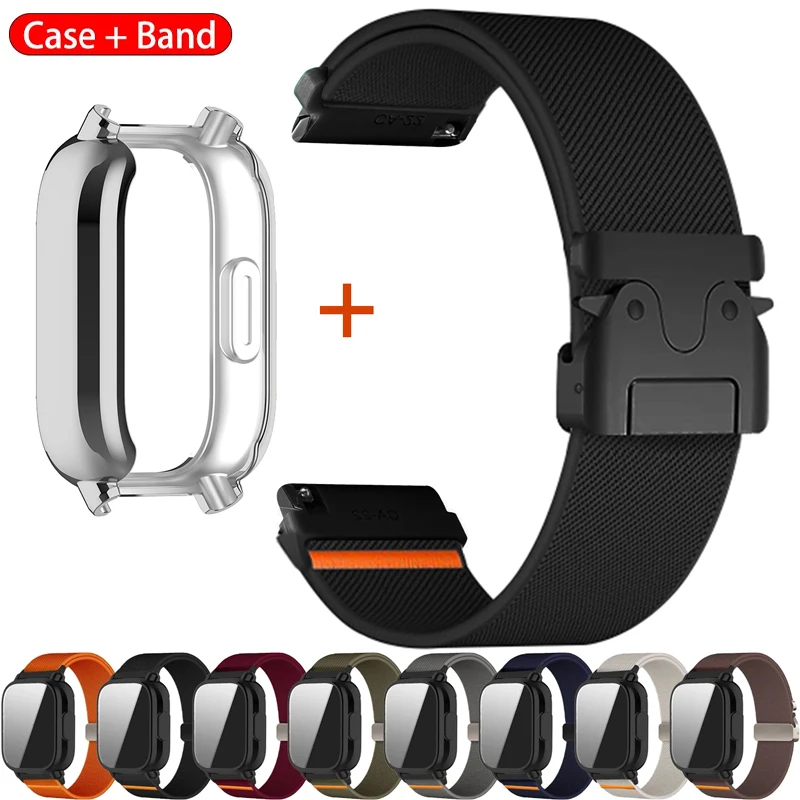 Nylon Straps+ TPU case for Red - Parachute Strap Elastic ulasan dan harga