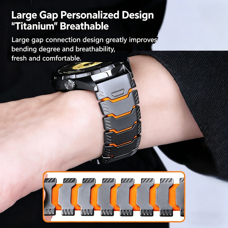22mm Titanium Rubber Strap for - Silicone Watch Band 22Mm ulasan dan harga