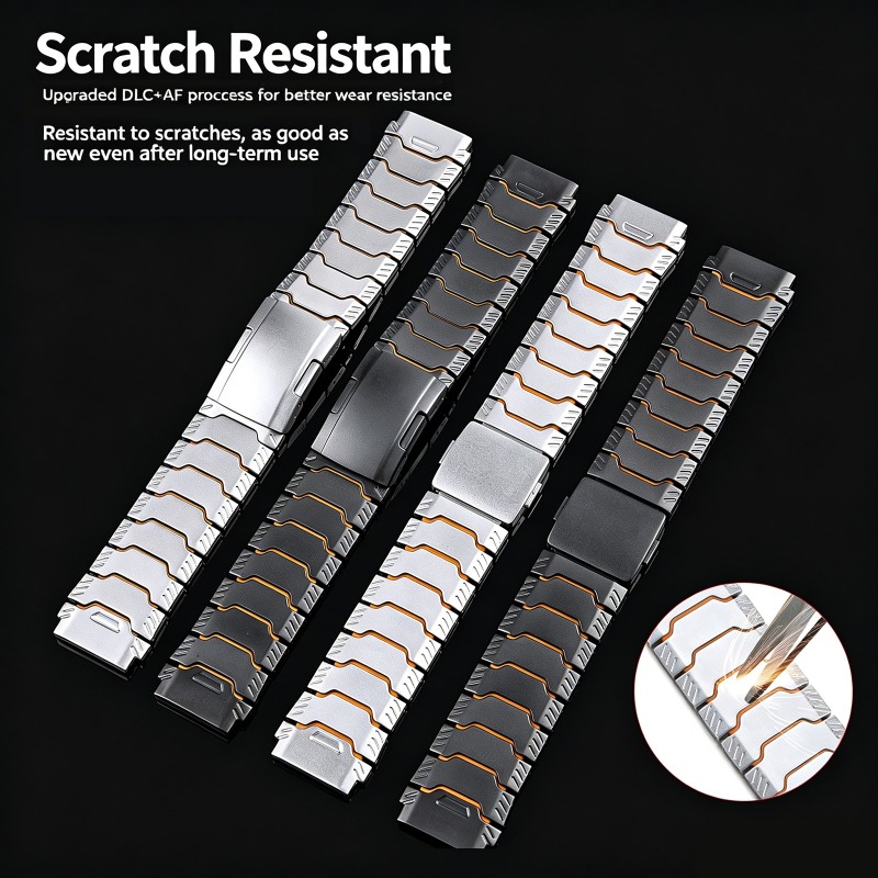22mm Titanium Rubber Strap for - Silicone Watch Band 22Mm ulasan dan harga