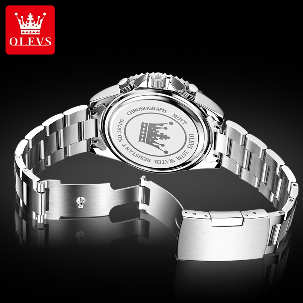 OLEVS 2870 Men's Watches Moon  - Rolex Watch Datejust ulasan dan harga