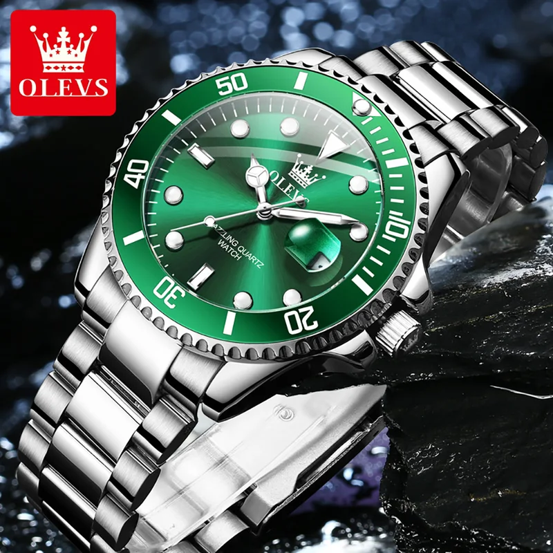 OLEVS Original Quartz Watch fo - Rolex Watch Datejust ulasan dan harga