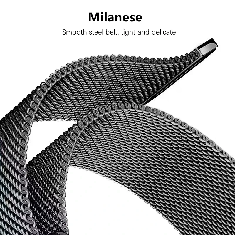 Metal Milanese Strap For Samsu - Milanese Loop Magnetic ulasan dan harga