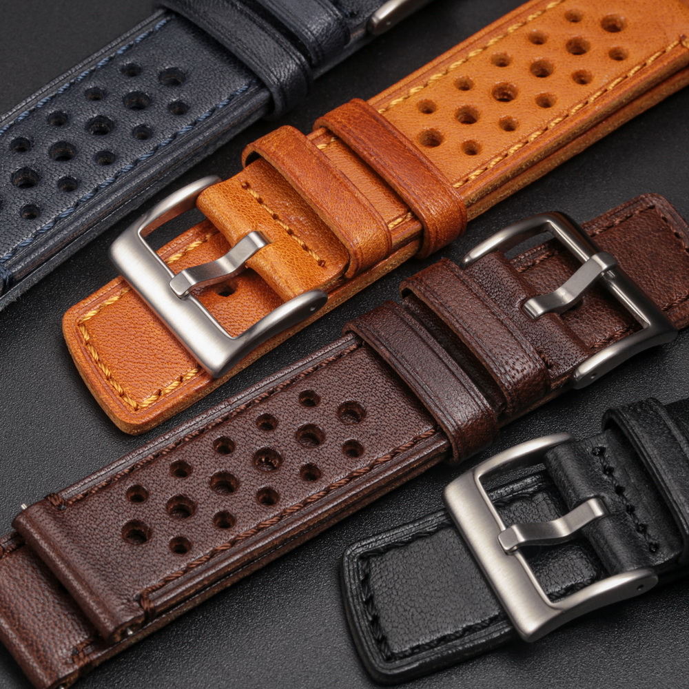 Hemsut Cowhide Watch Band Quic - Suede Strap Watch ulasan dan harga