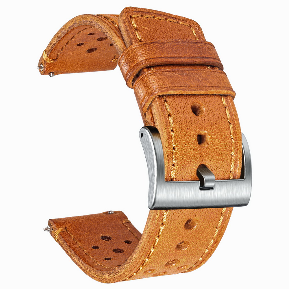 Hemsut Cowhide Watch Band Quic - Suede Strap Watch ulasan dan harga