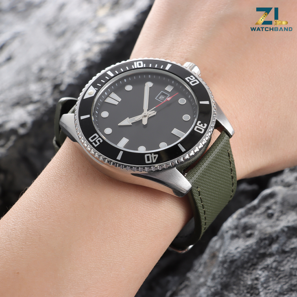 20mm 22mm Nylon Watchband Quic - Suede Strap Watch ulasan dan harga