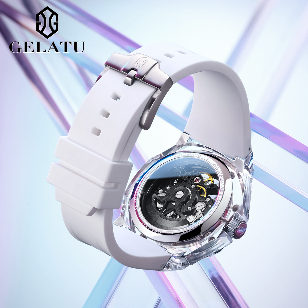 GELATU 8002 Automatic Mechanic - Rubber Strap Diver ulasan dan harga